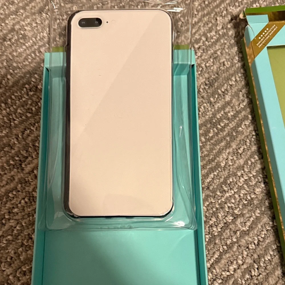Kate Spade Navy and White Checkered iPhone 8/7 Plus Case